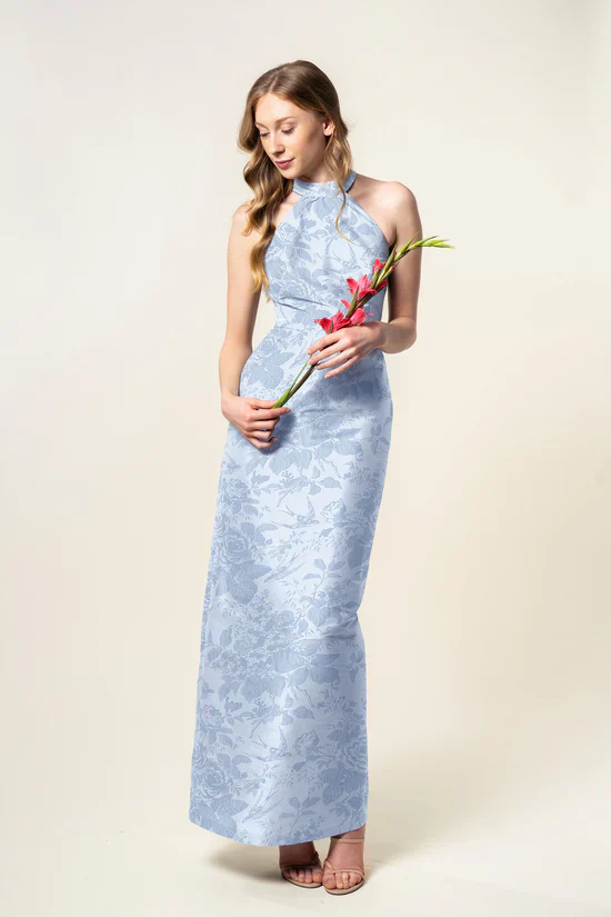Abby Bodice with Straight Skirt in Garden Flora - Image 5