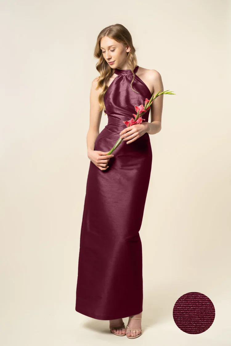 Abby Bodice with Straight Skirt in Drapey Bengaline - Image 17