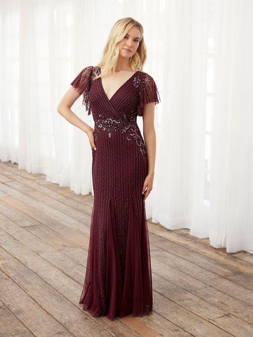 Adrianna Papell Platinum Bridesmaid Dress 40401 - Image 3