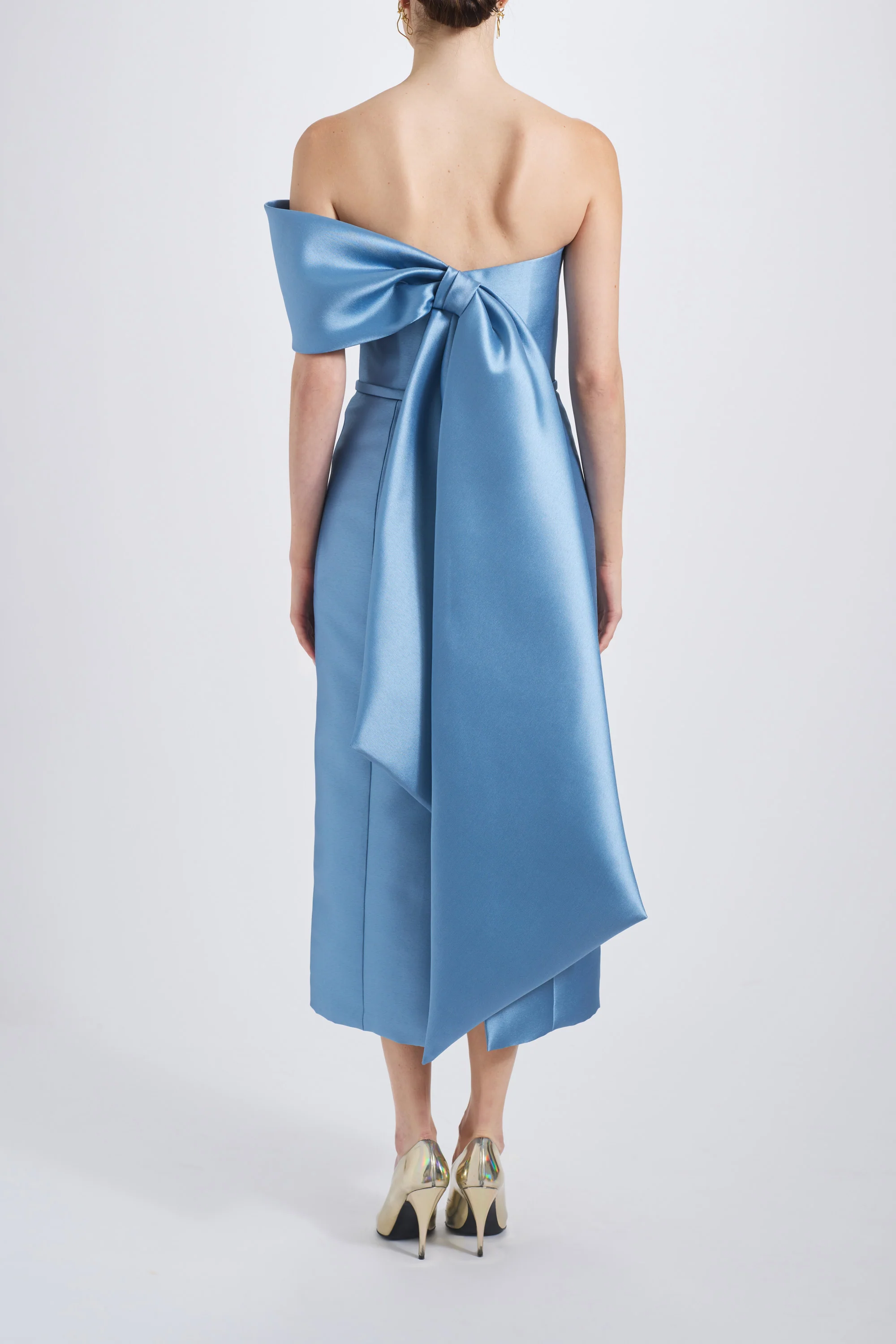 Amsale Evening Bow Cocktail Gown P831M - Image 2
