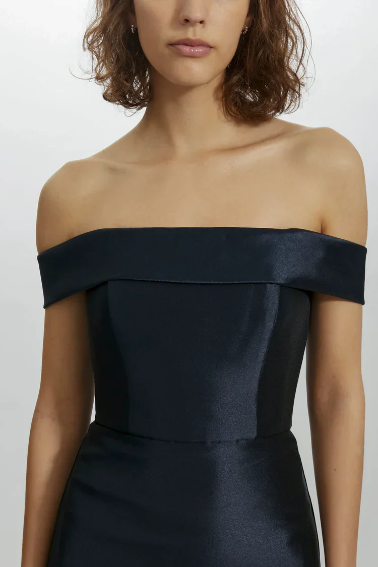 Amsale Evening Dress Bow Back Fit To Flare Gown P451M - Image 2