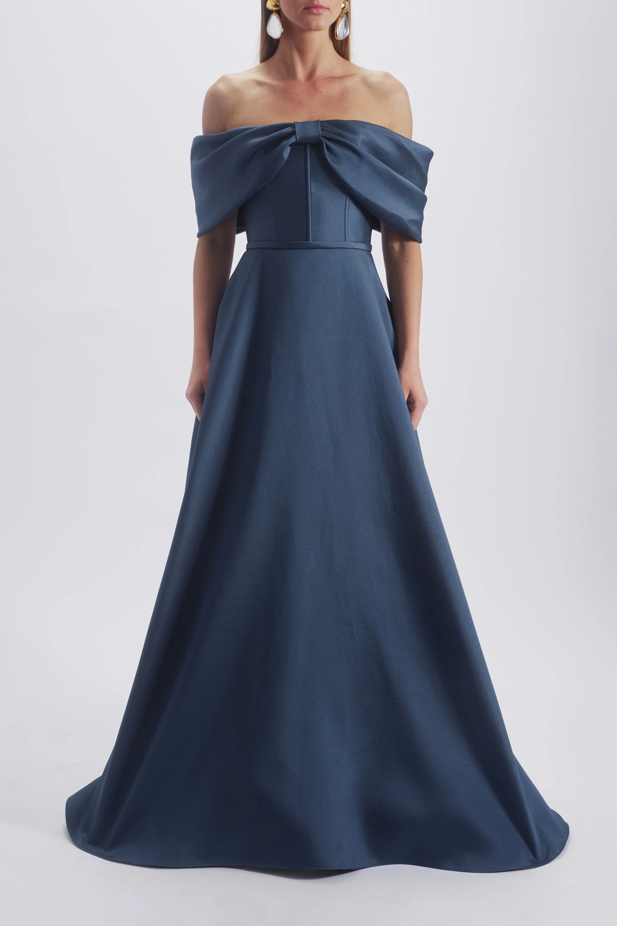 Amsale Evening Off The Shoulder BallGown P871M