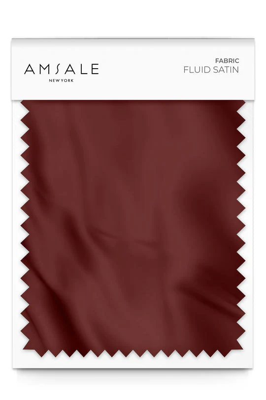 Amsale Fluid Satin Swatch - Image 3