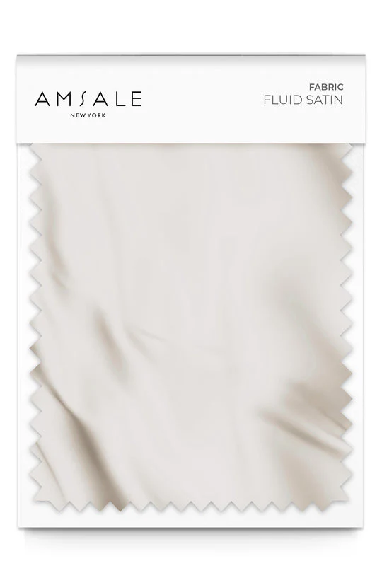 Amsale Fluid Satin Swatch - Image 4