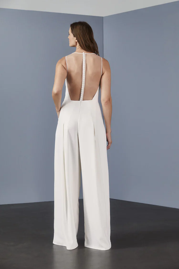 Amsale Little White Dress LW136 - Image 2