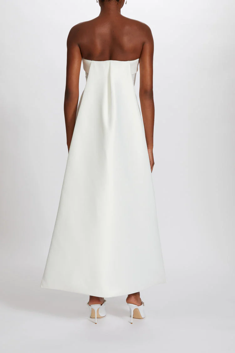 Amsale Little White Dress LW232 - Image 2