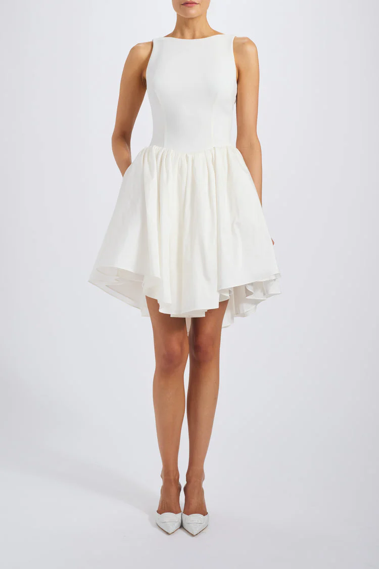 Amsale Little White Dress LW267