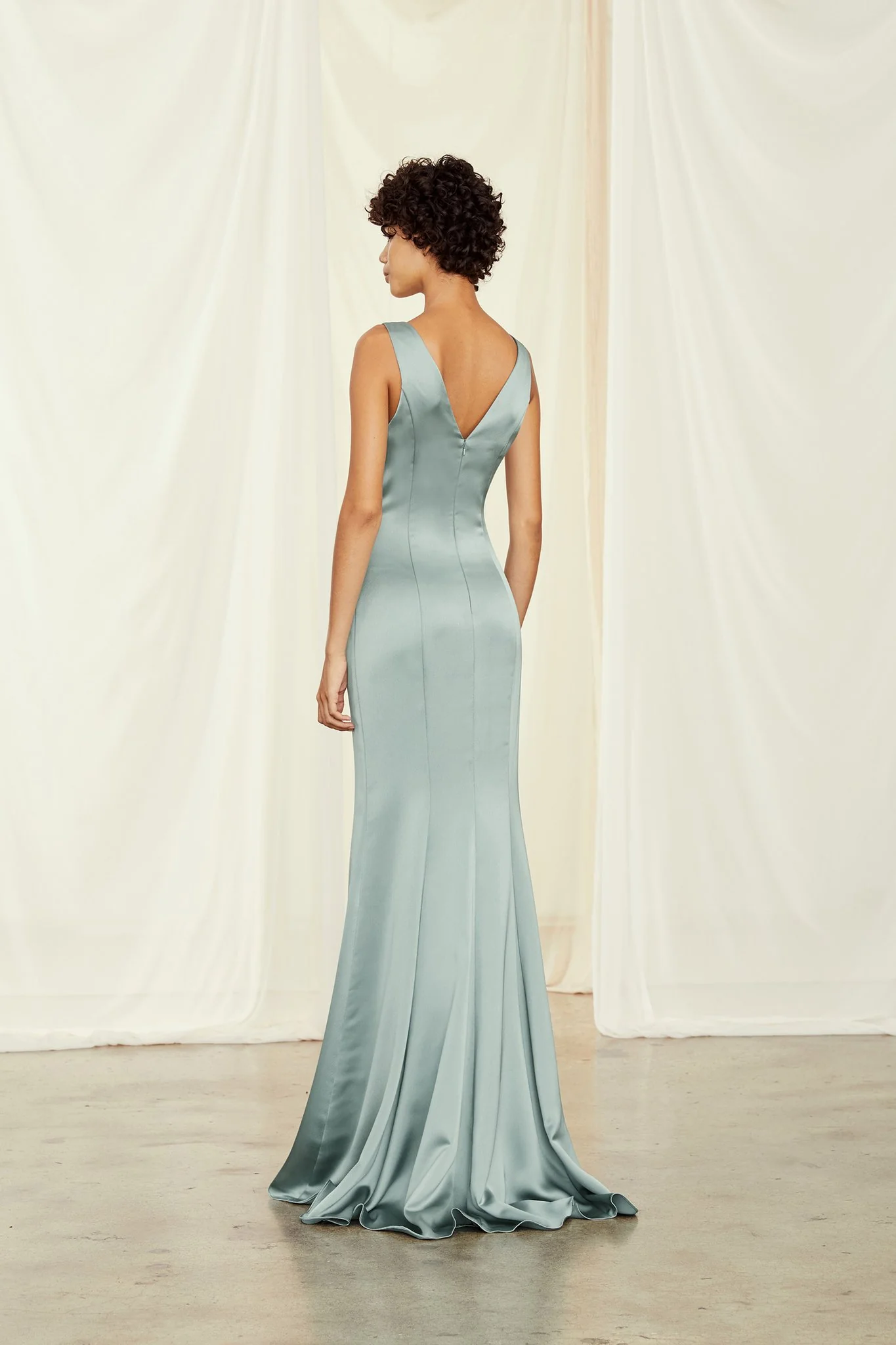 Amsale Long Bridesmaid Dress Leif - Image 4