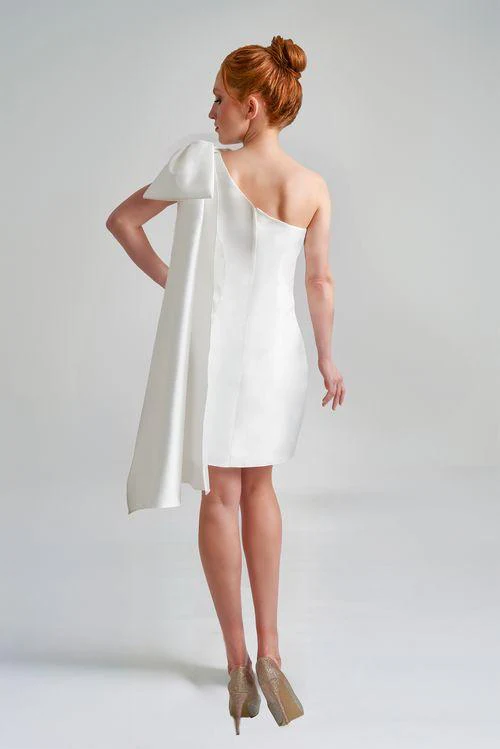 Bari Jay Little White Dress 25WD07 - Image 2