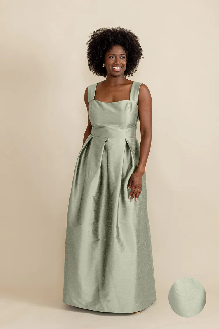 Beckett Bodice with Dahlia Skirt in Shantung - Image 11