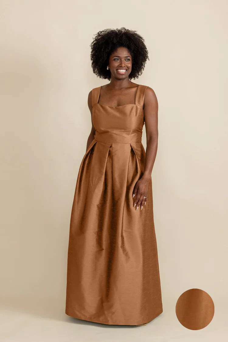 Beckett Bodice with Dahlia Skirt in Shantung - Image 18
