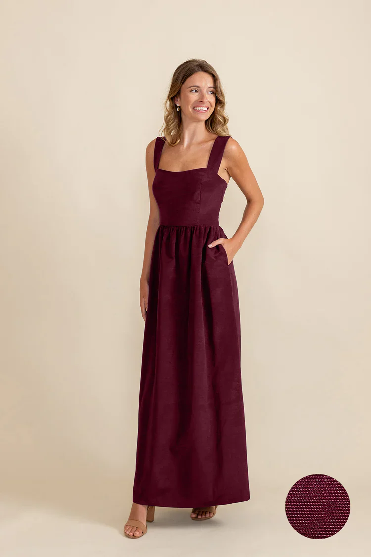 Beckett Bodice with Gathered Skirt in Drapey Bengaline - Image 17