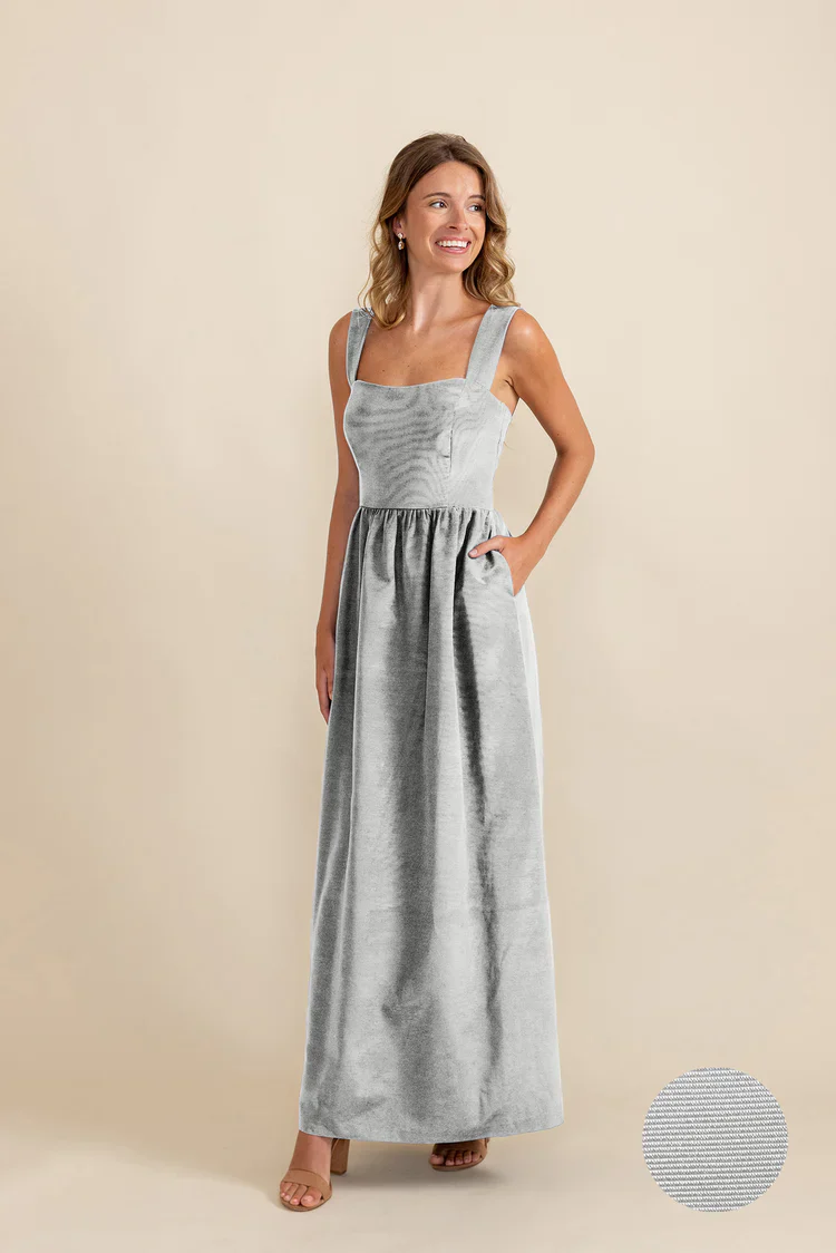 Beckett Bodice with Gathered Skirt in Drapey Bengaline - Image 5