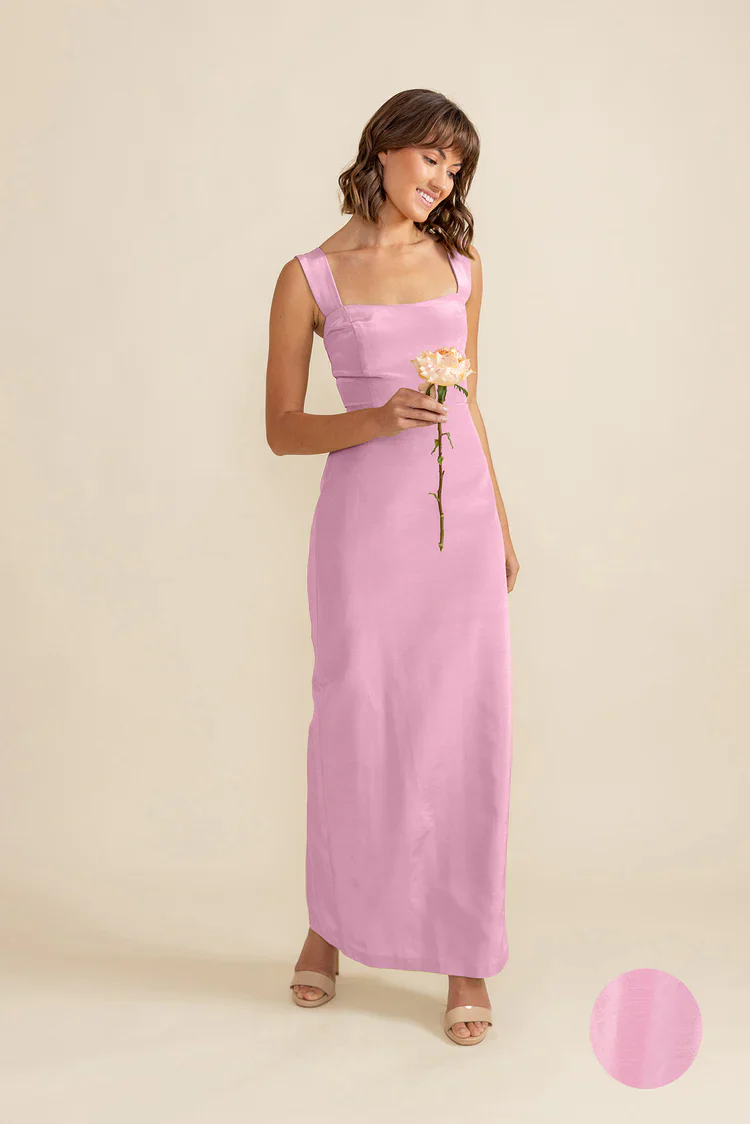 Beckett Bodice With Straight Skirt in Shantung - Image 13