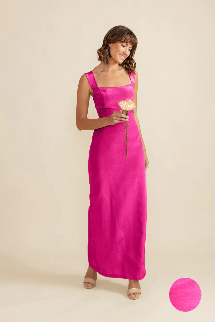 Beckett Bodice With Straight Skirt in Shantung - Image 14