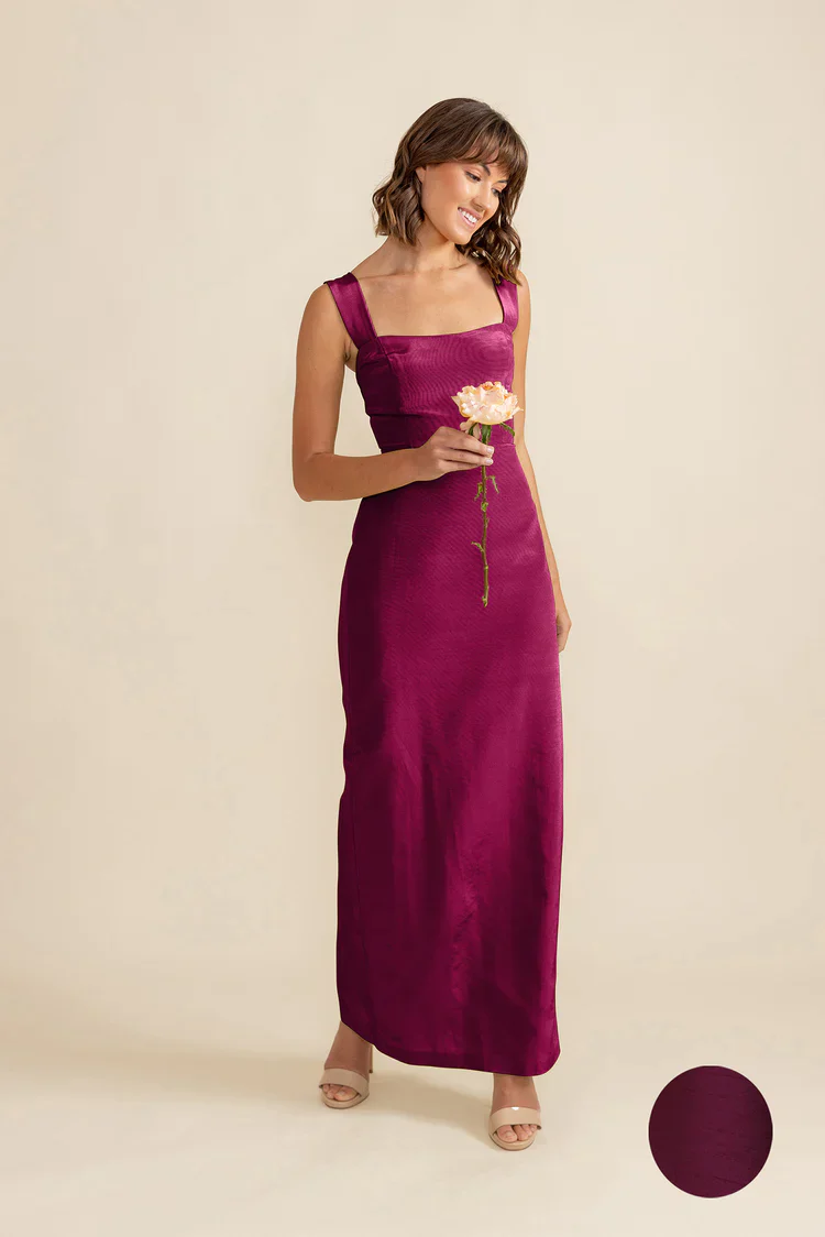 Beckett Bodice With Straight Skirt in Shantung - Image 16