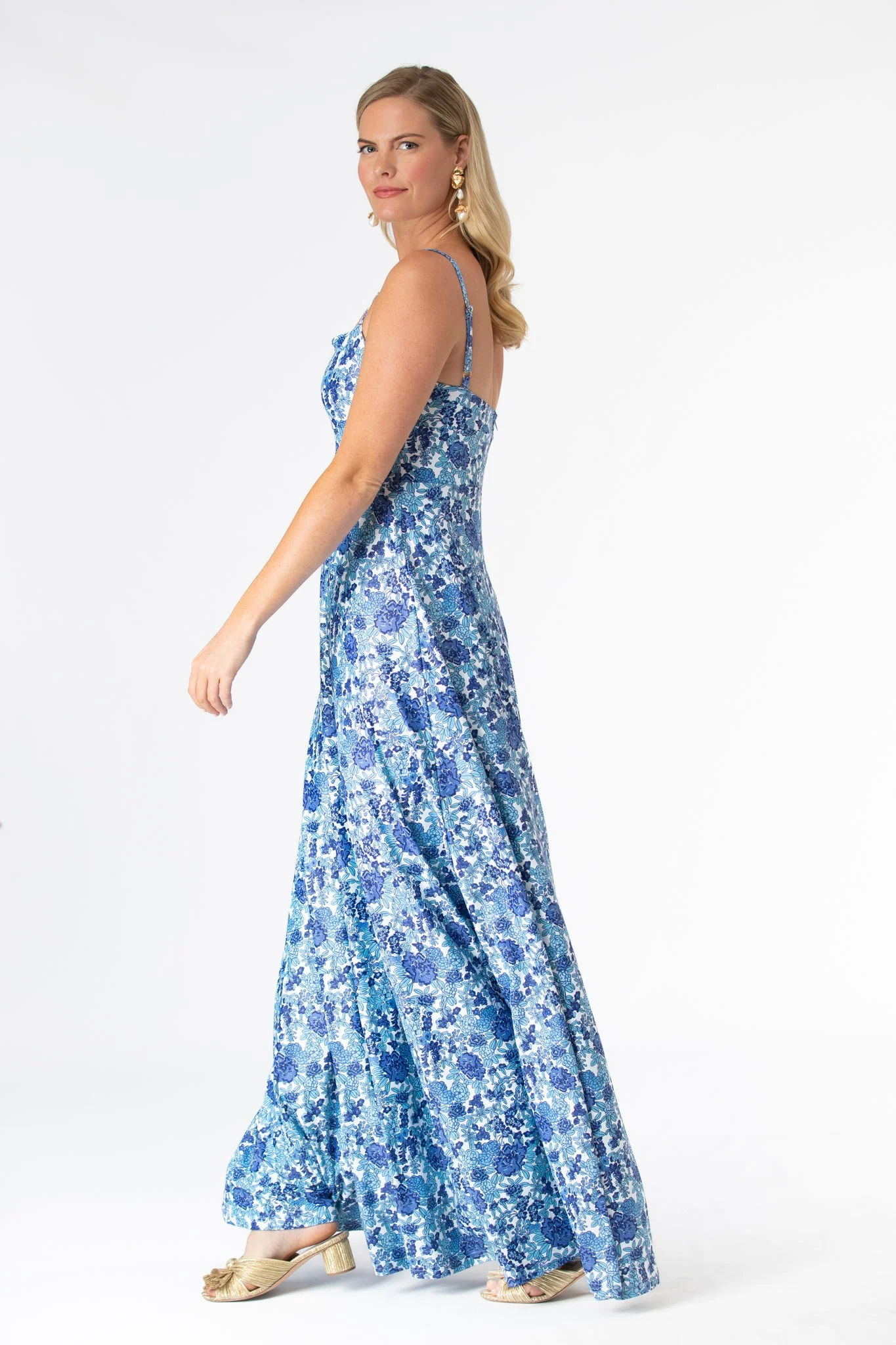 Brigette Dress in Porcelain Petals - Image 4
