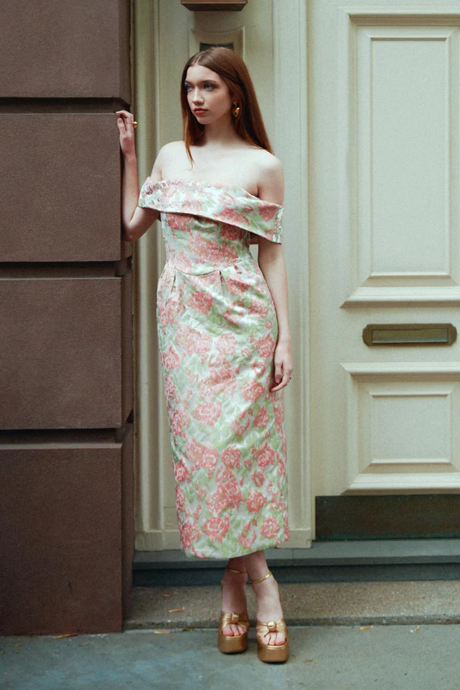 By Watters Evening Style Portobello Garden Party Brocade in Primavera - Image 5