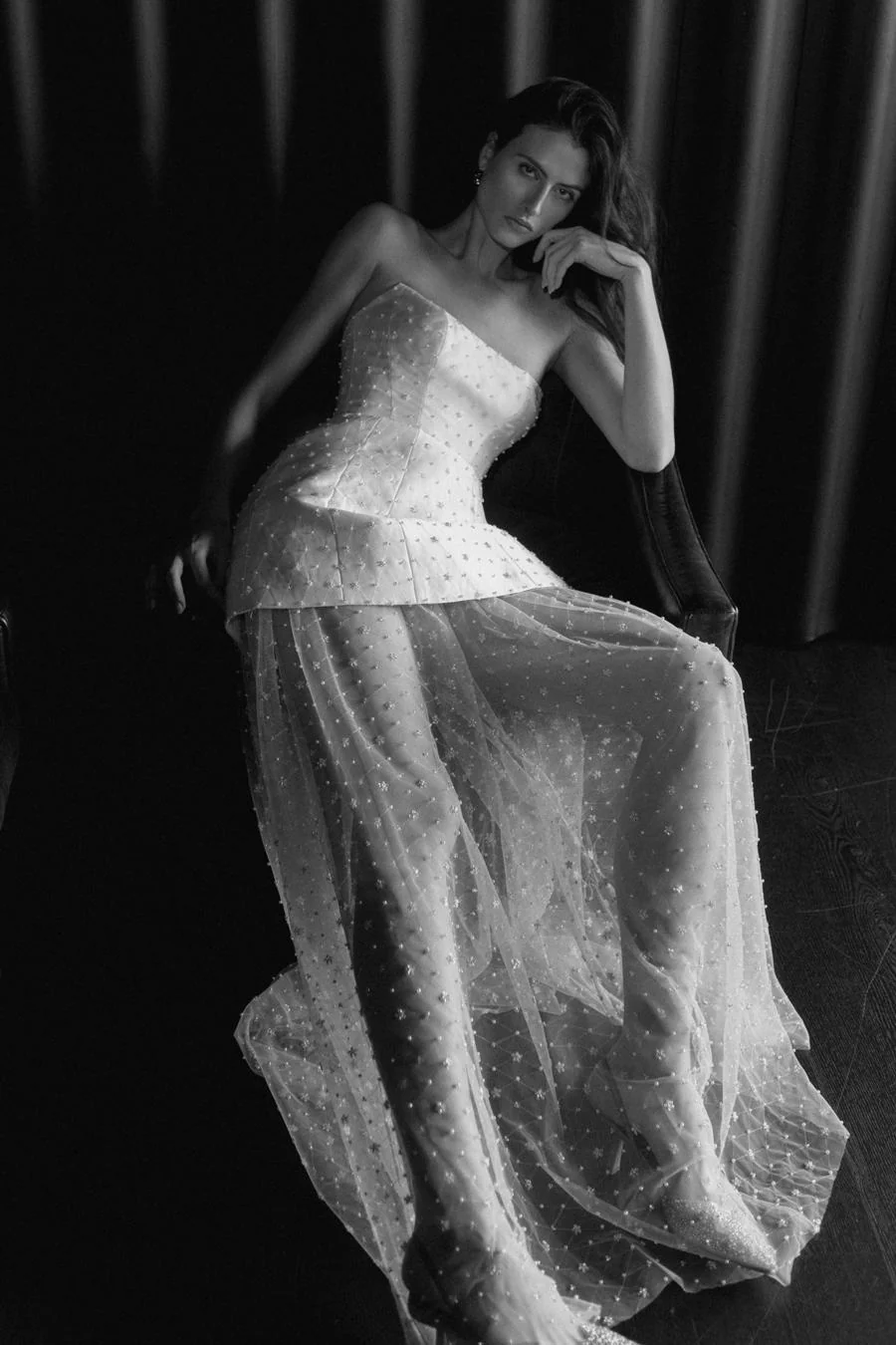 By Watters Little White Dress Gabriel 32400 - Image 7