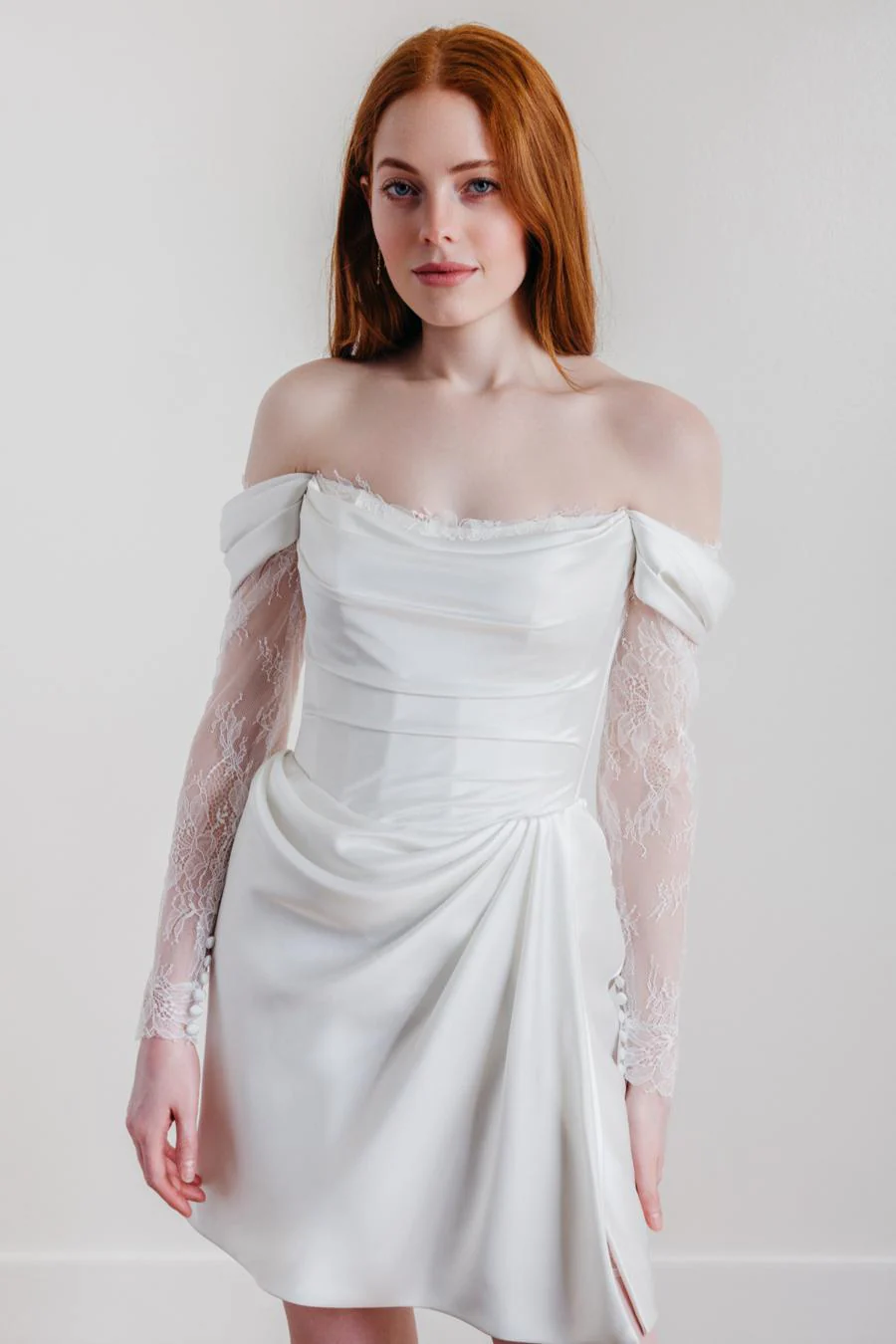 By Watters Little White Dress Hayworth 32500 - Image 4