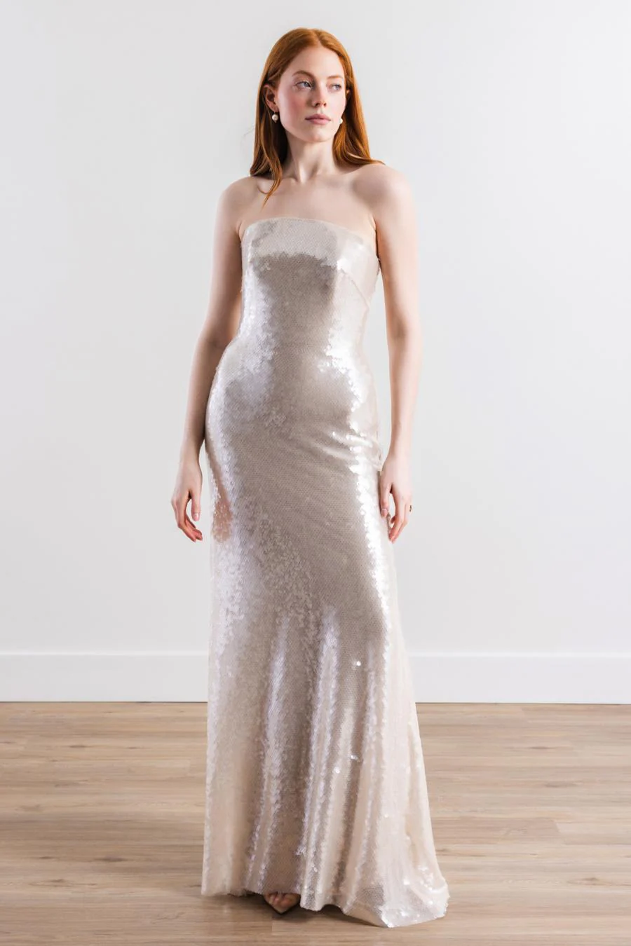 By Watters Little White Dress Jeanne 32416 - Image 5