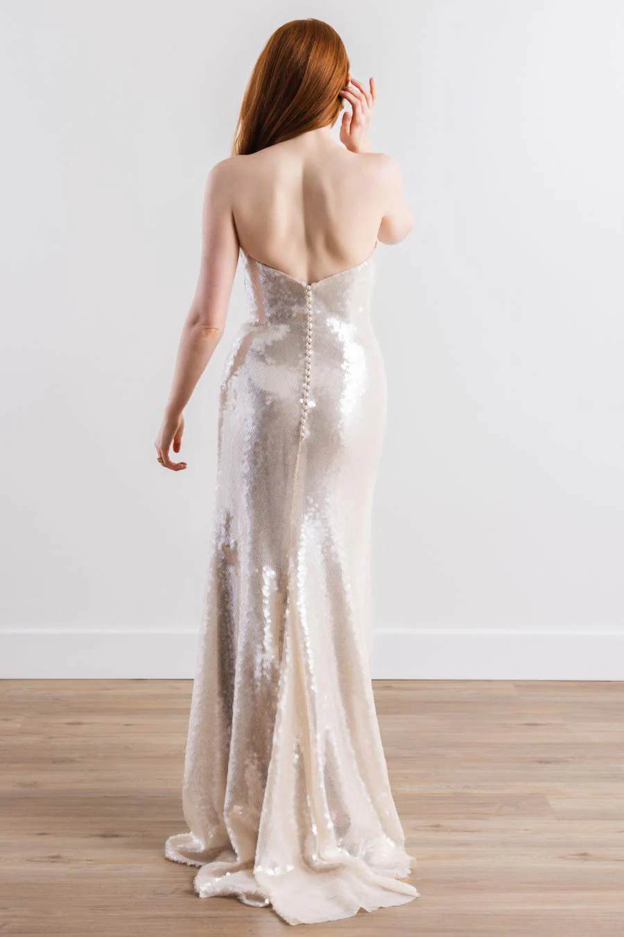 By Watters Little White Dress Jeanne 32416 - Image 6