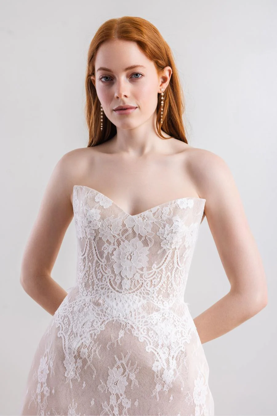 By Watters Little White Dress Leigh 32113 - Image 5
