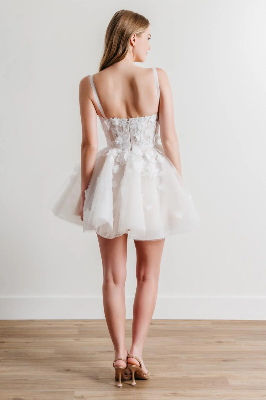 By Watters Little White Dress Magdelaine 31729 - Image 2