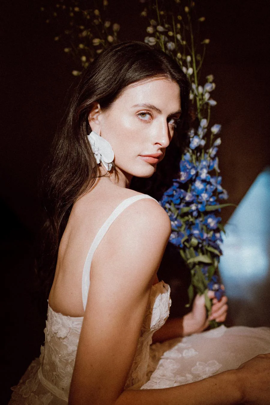 By Watters Little White Dress Magdelaine 31729 - Image 6