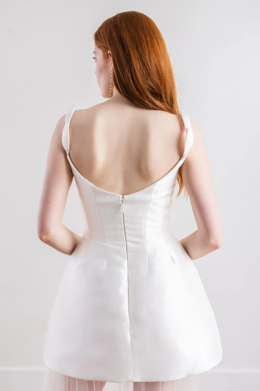 By Watters Little White Dress Miranda 32310 - Image 4
