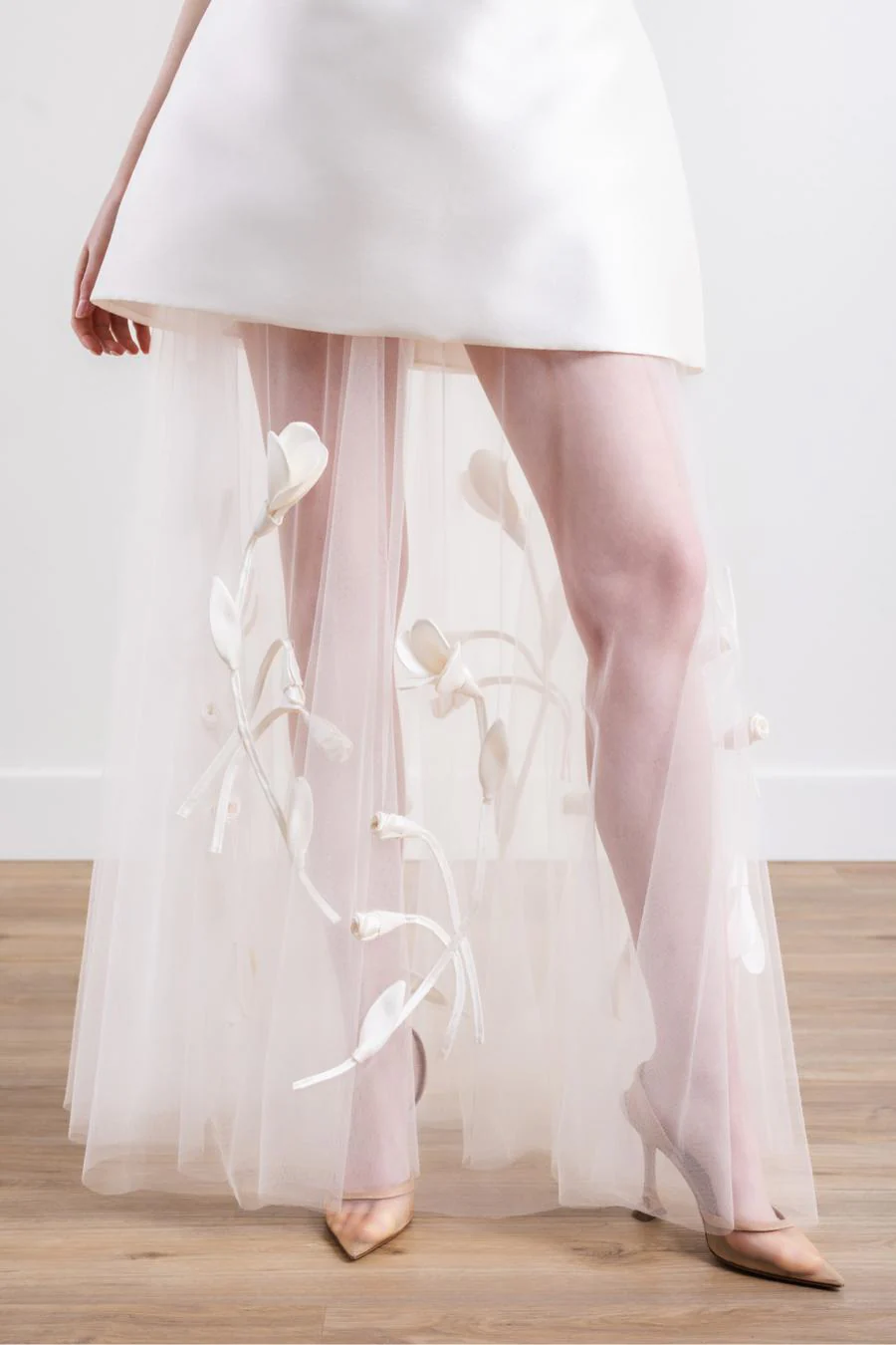 By Watters Little White Dress Miranda 32310 - Image 5