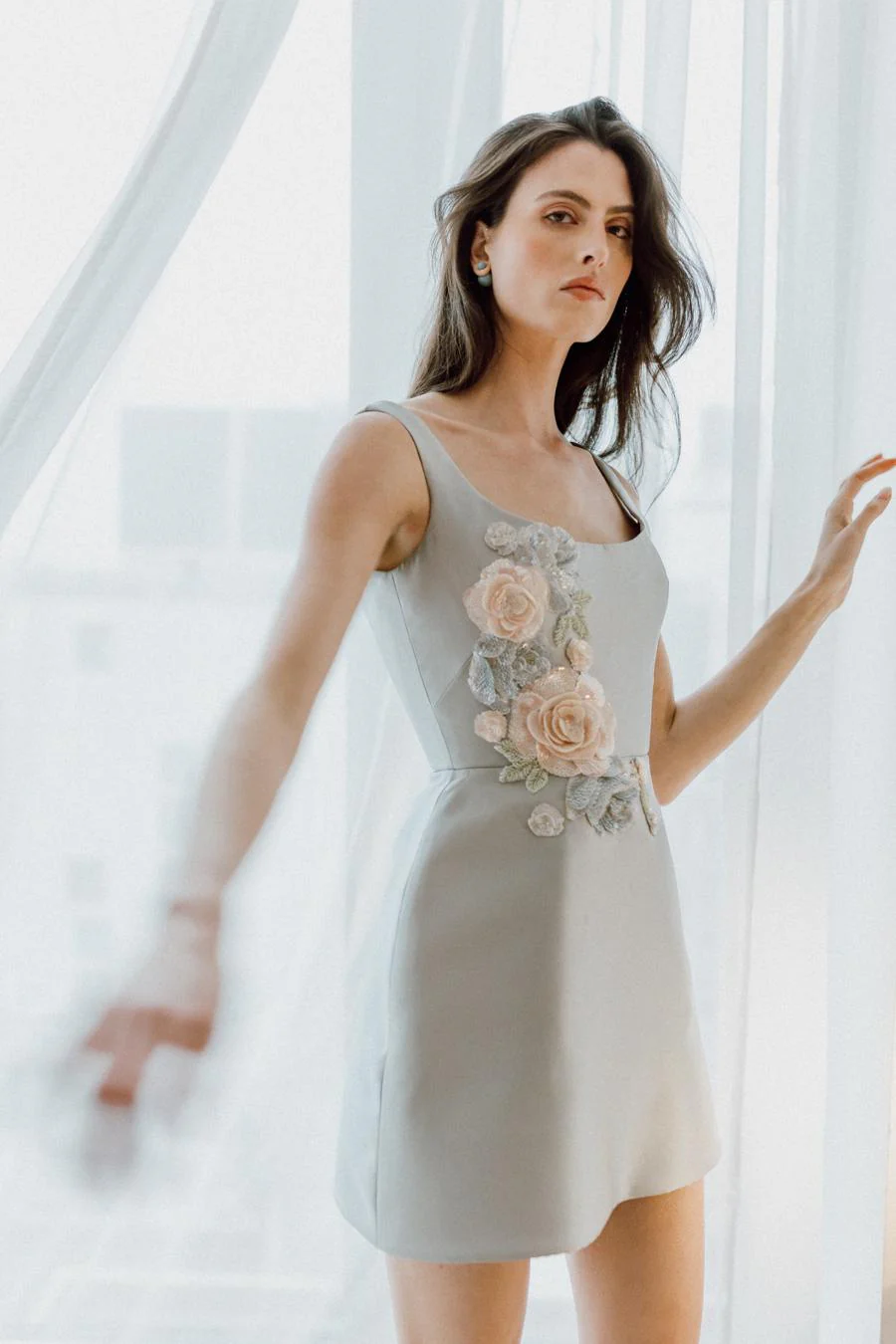 By Watters Little White Dress Rosalie 30406 - Image 5