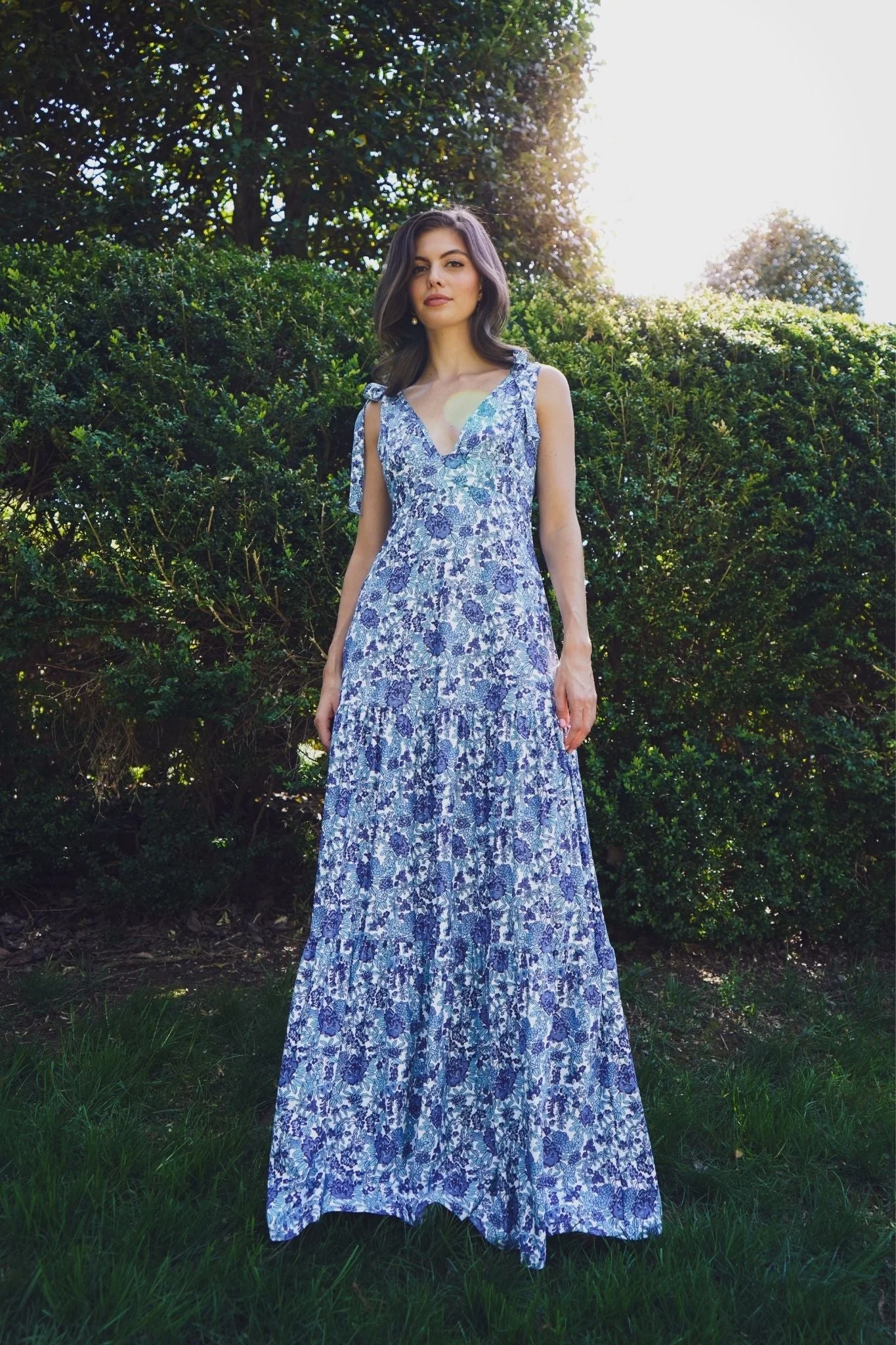 Clementine Dress in Porcelain Petals - Image 5