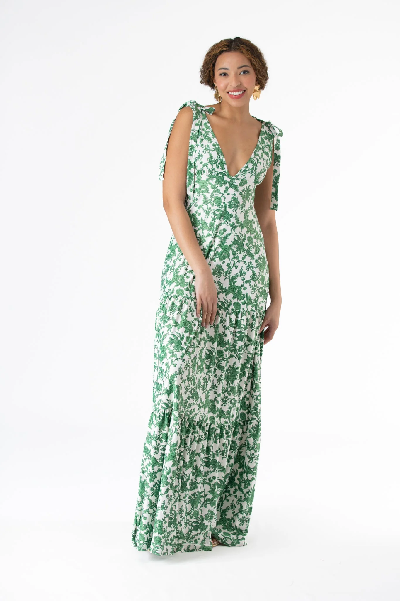 Clementine Dress in Rosemary Waltz - Image 2