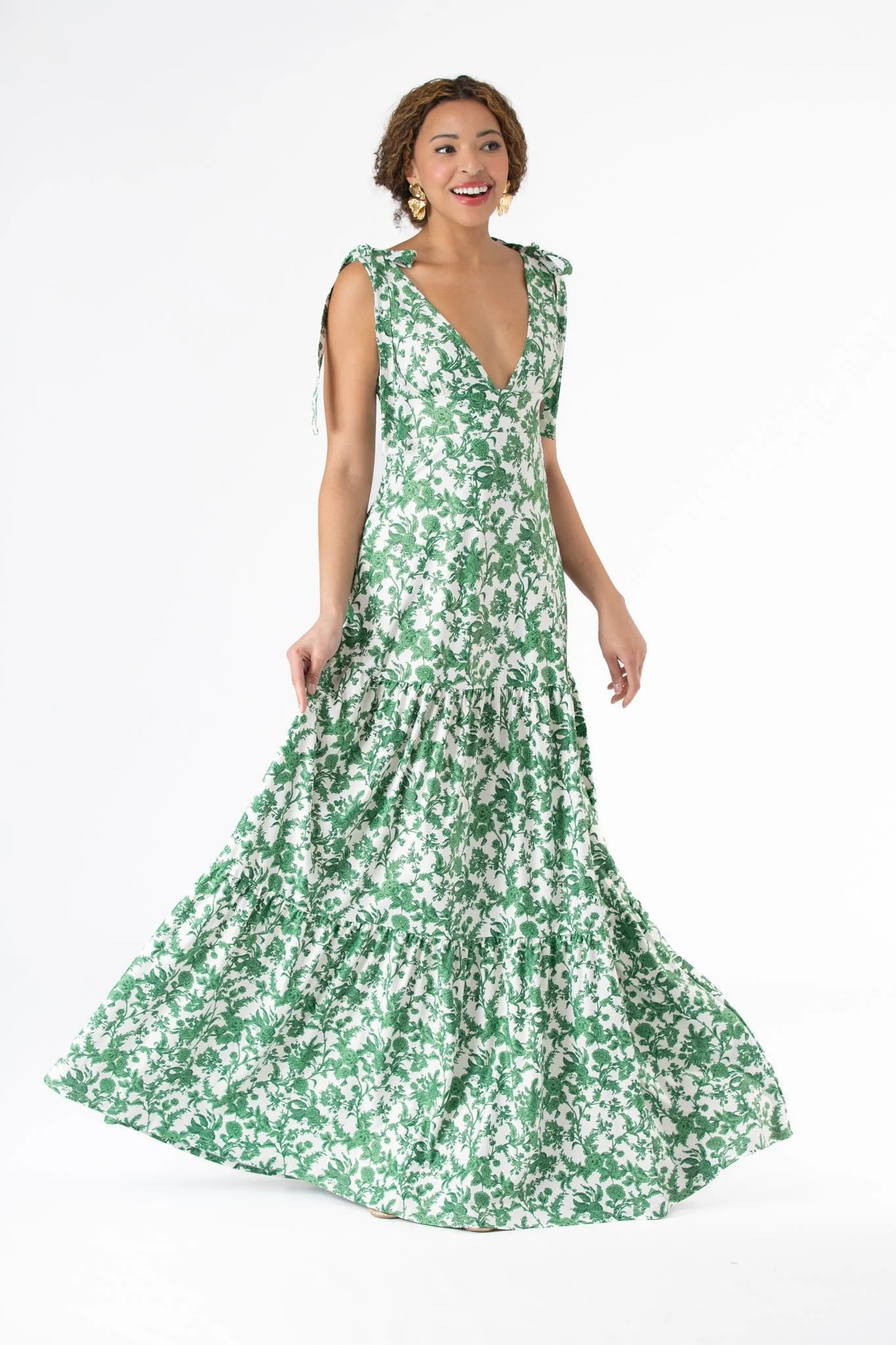Clementine Dress in Rosemary Waltz - Image 5