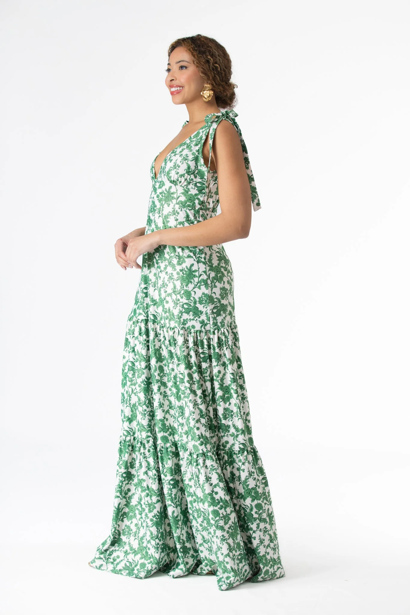 Clementine Dress in Rosemary Waltz - Image 7