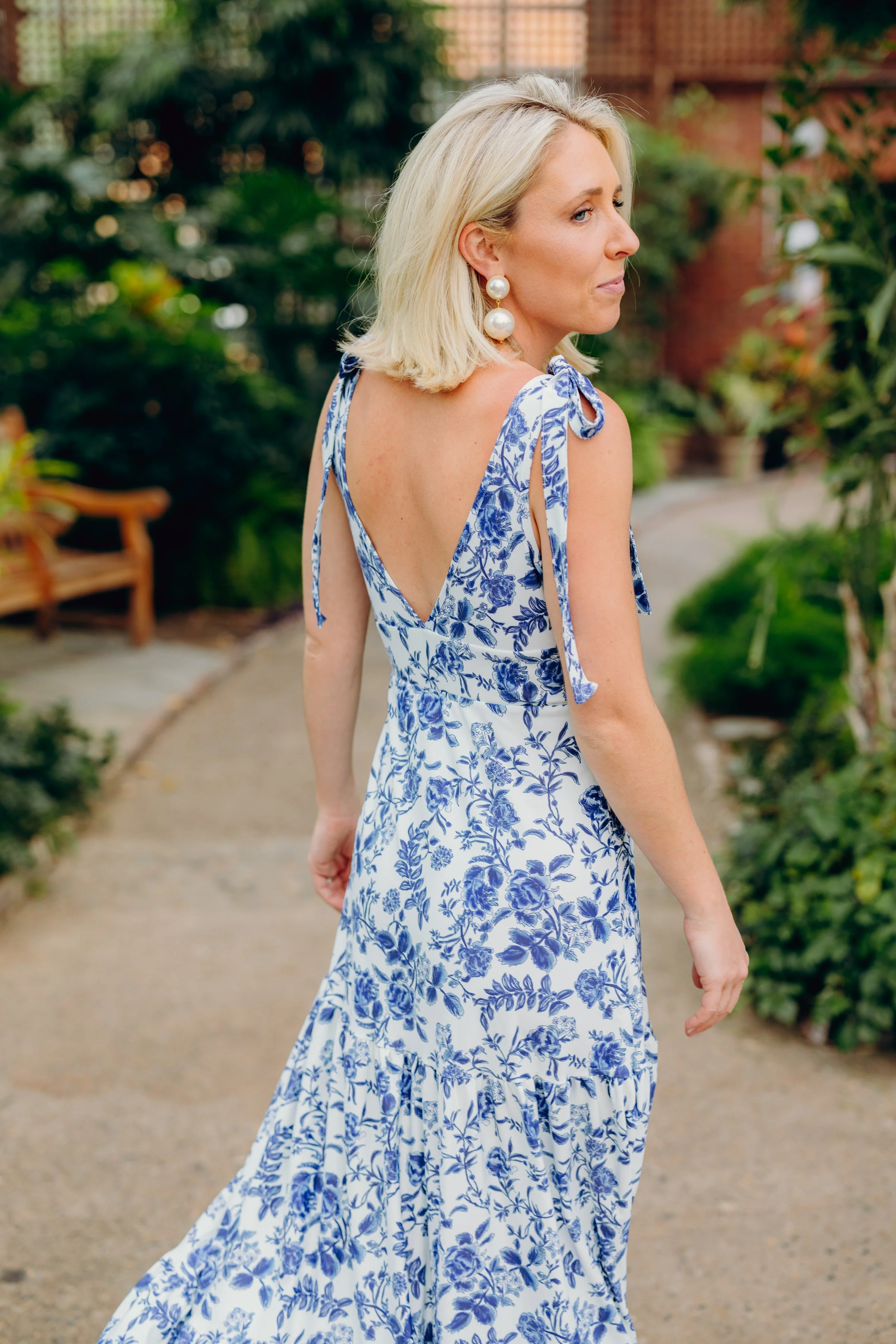 Clementine Dress in Evening Garden - Image 3