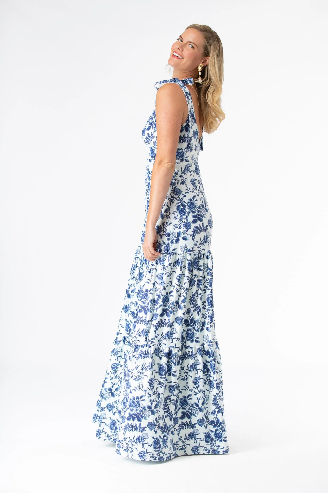 Clementine Dress in Evening Garden - Image 7