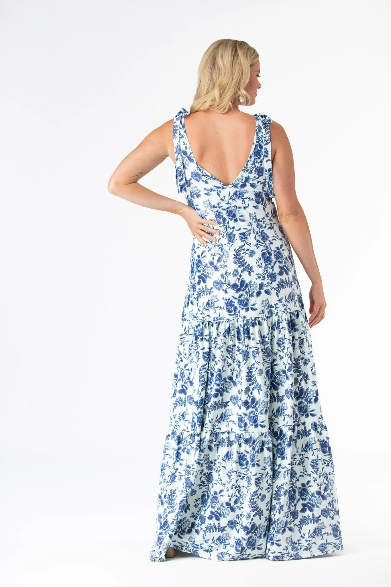 Clementine Dress in Evening Garden - Image 8
