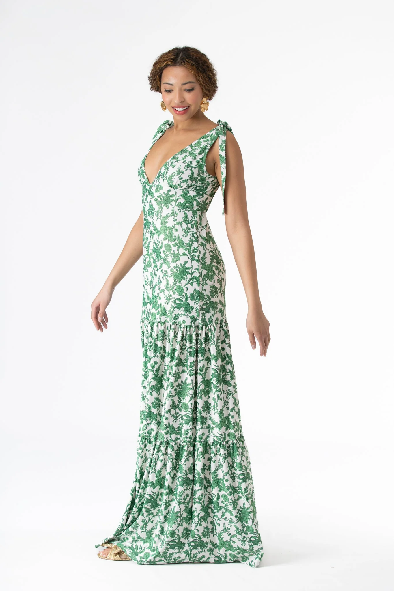 Clementine Dress in Rosemary Waltz - Image 6