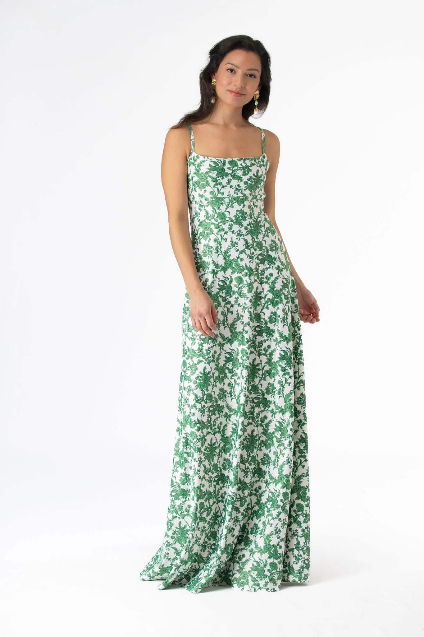 Brigette Dress in Rosemary Waltz