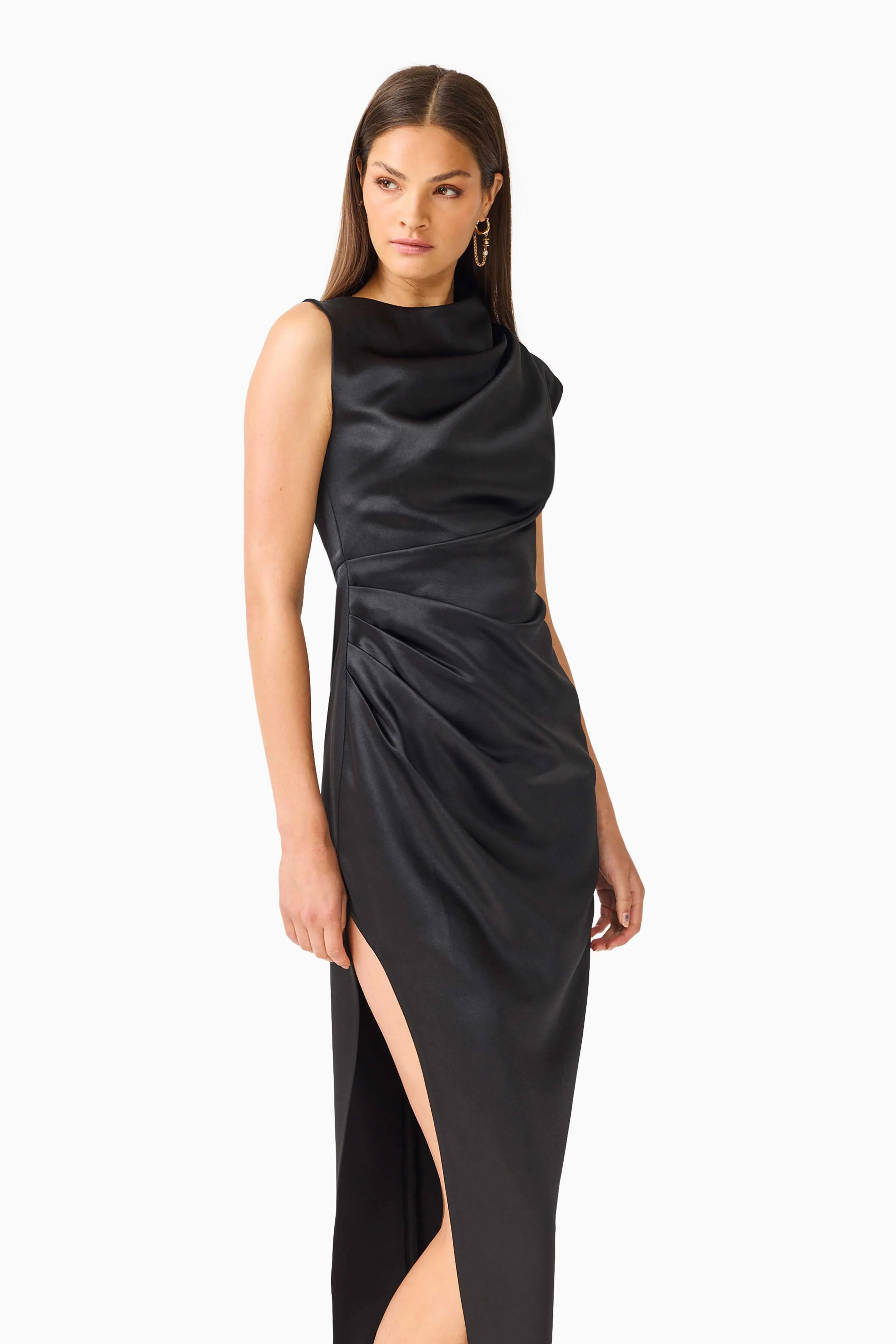 Coralie Maxi Gown in Black - Image 3