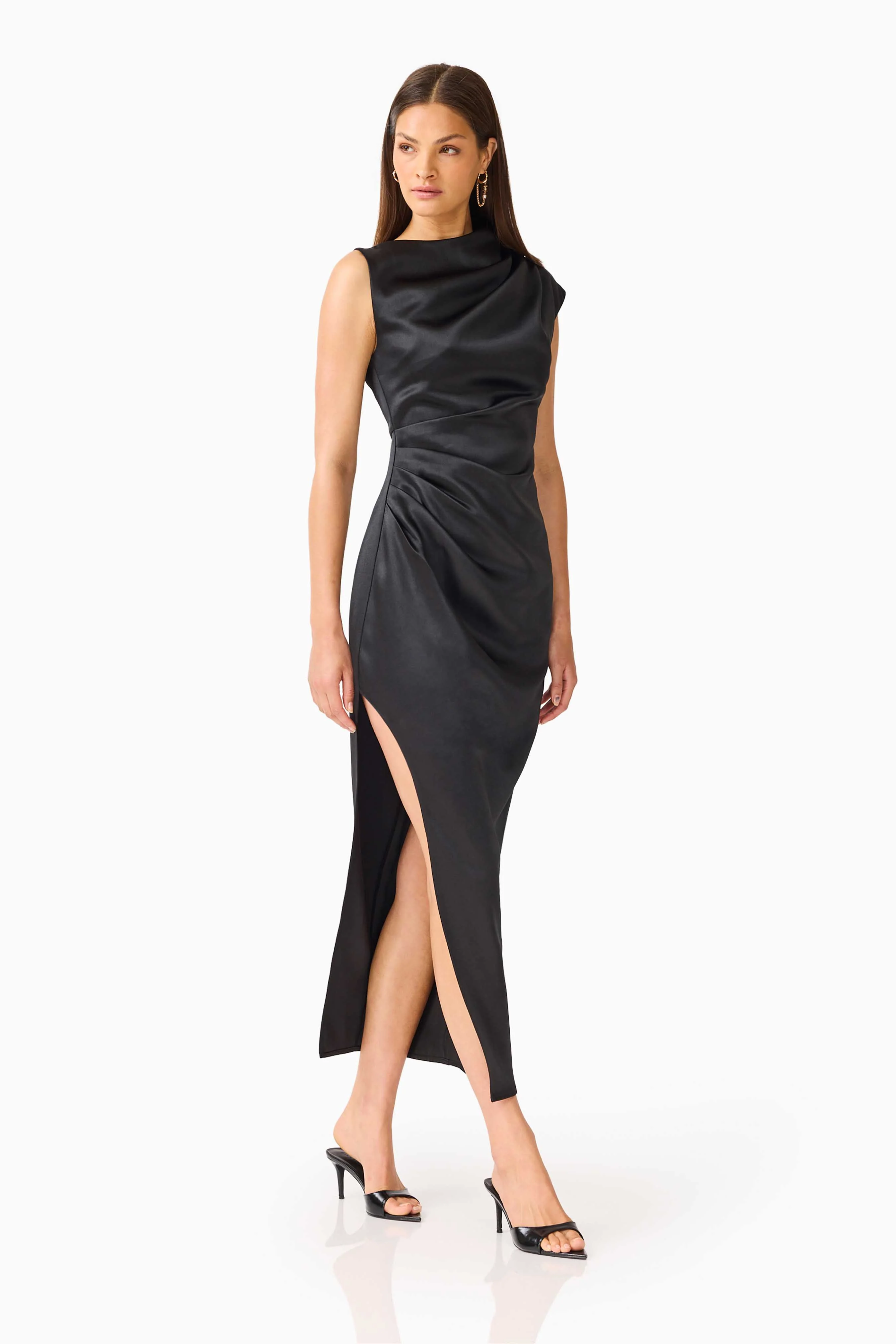 Coralie Maxi Gown in Black - Image 5