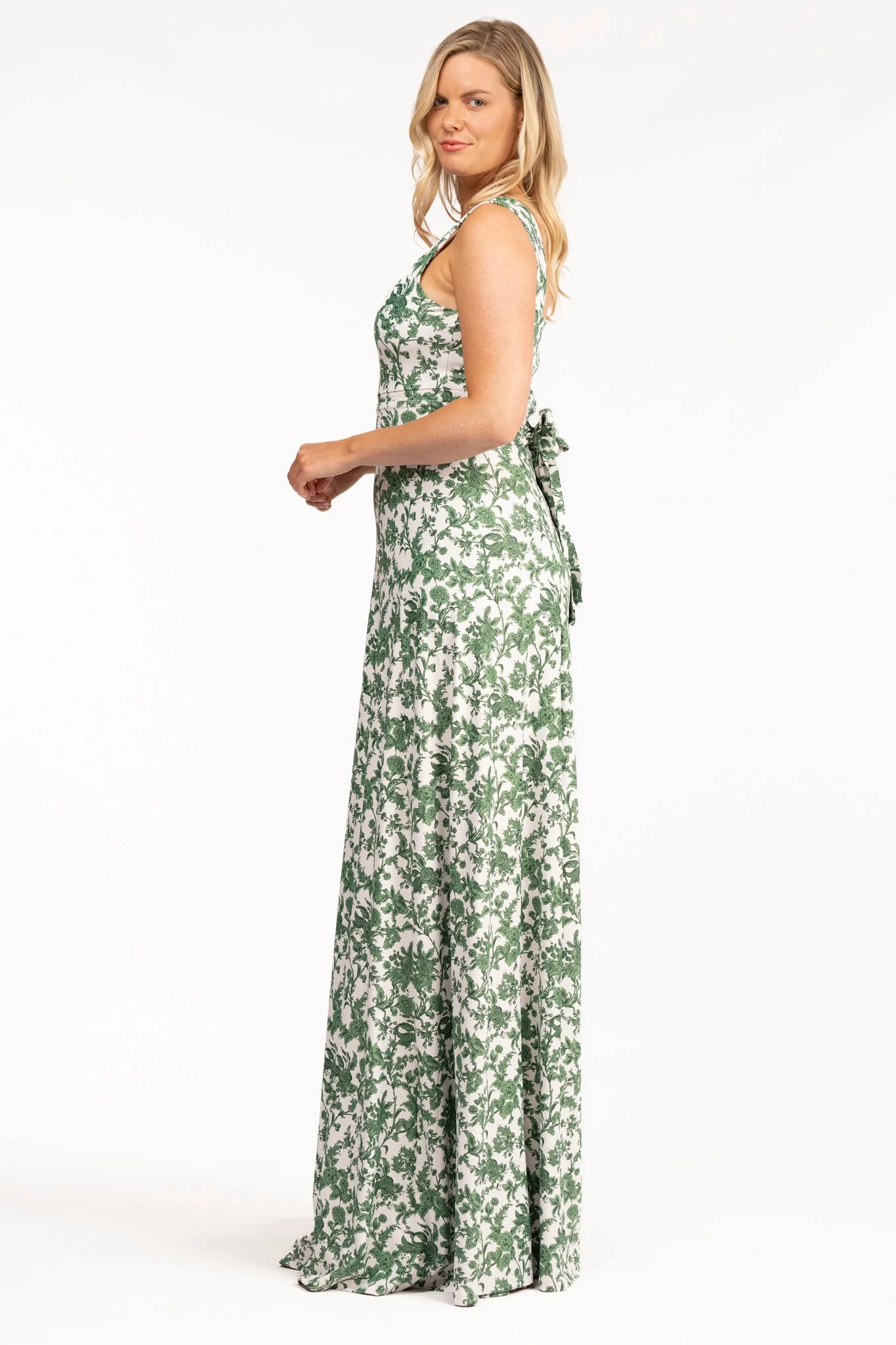 Cosette Dress in Rosemary Waltz - Image 2