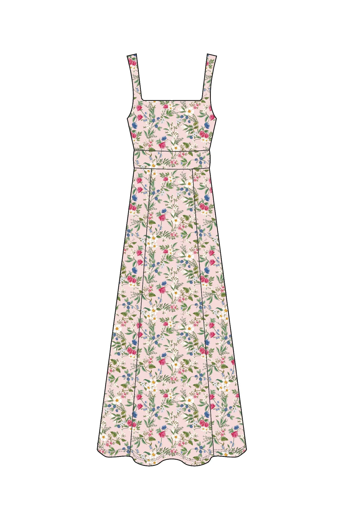 Cosette Dress in Lovers Garden
