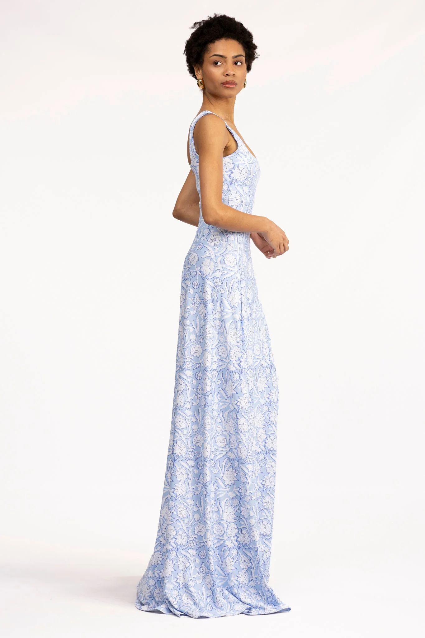 Cosette Dress in Ocean Mist - Image 2