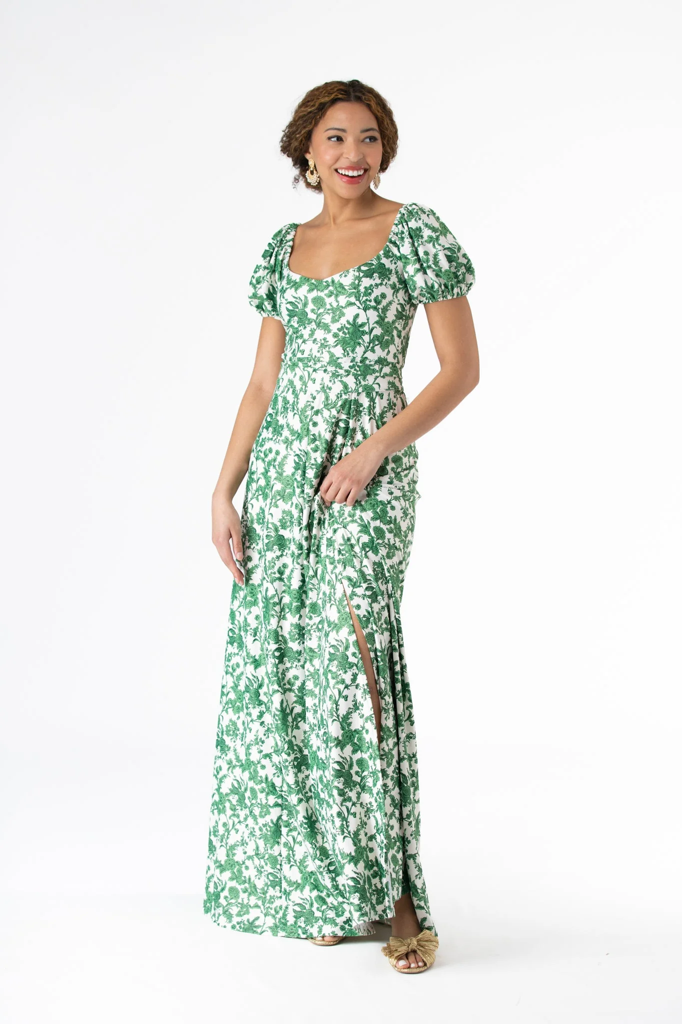 Elizabeth Dress in Rosemary Waltz - Image 2