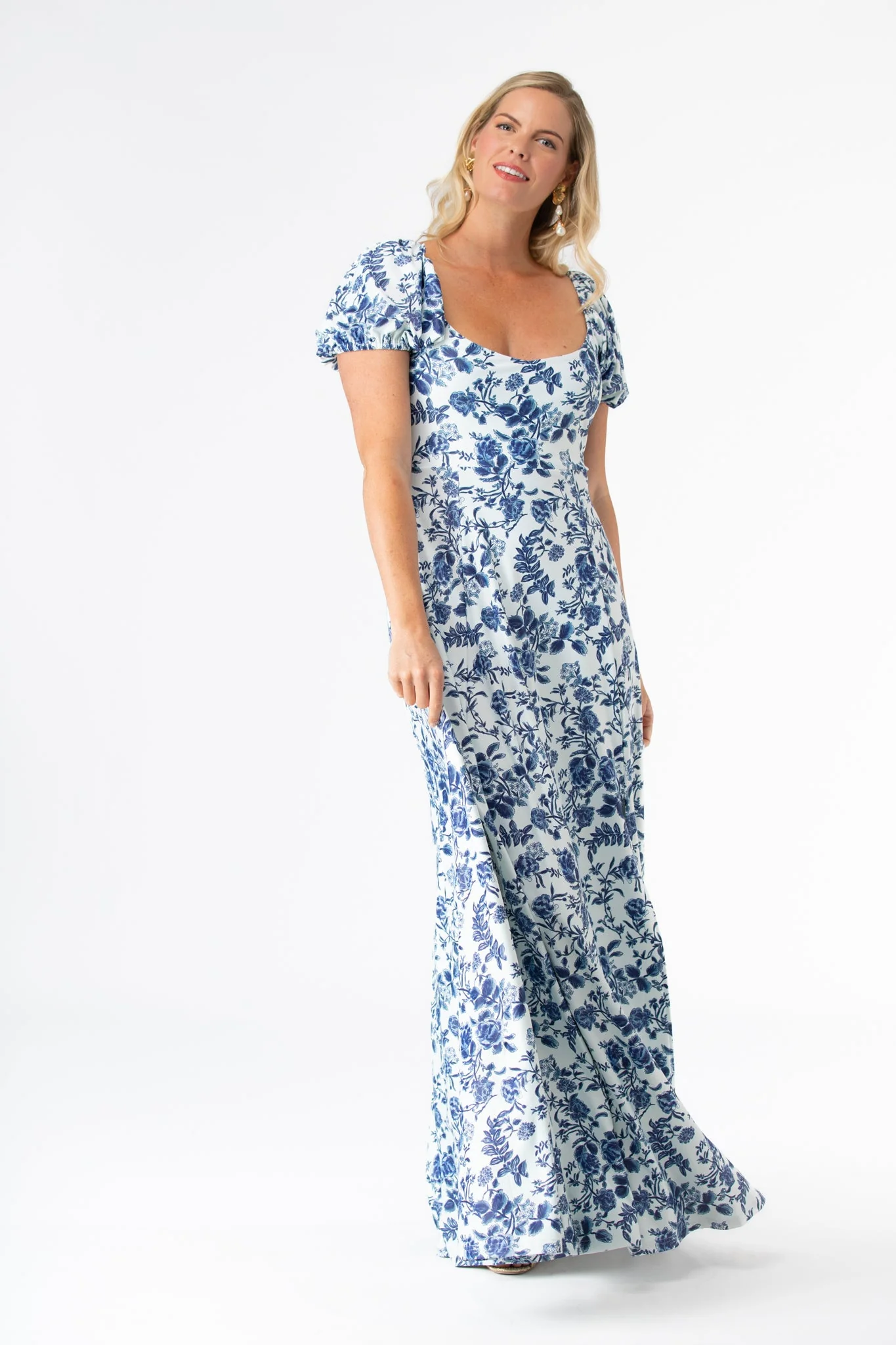 Elizabeth Dress in Evening Garden - Image 2