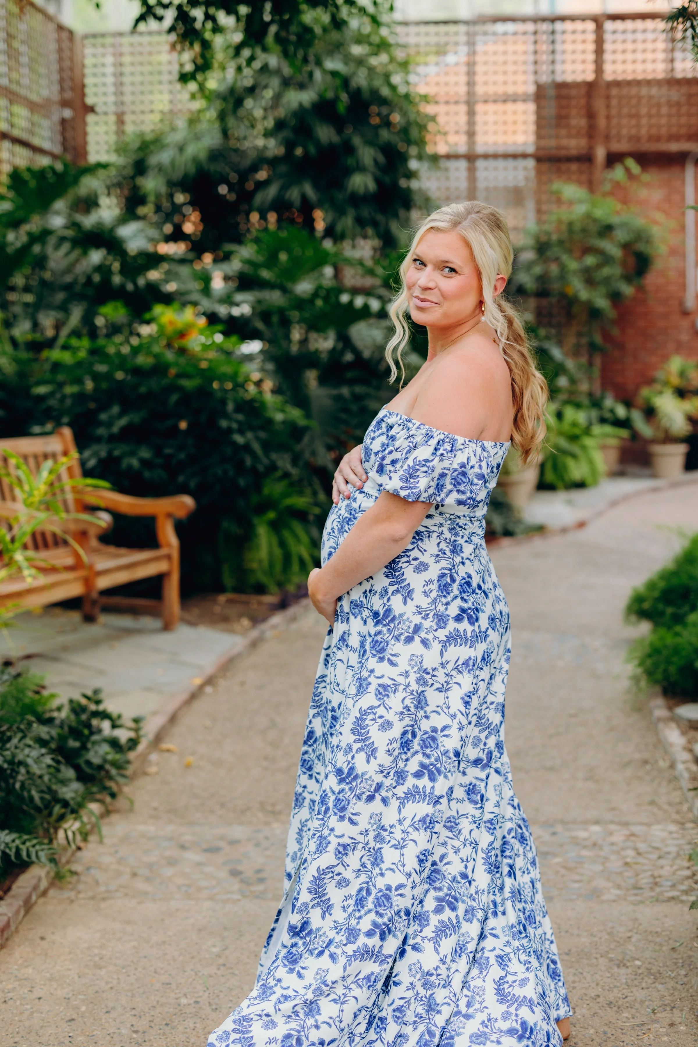 Elizabeth Dress in Evening Garden - Image 3