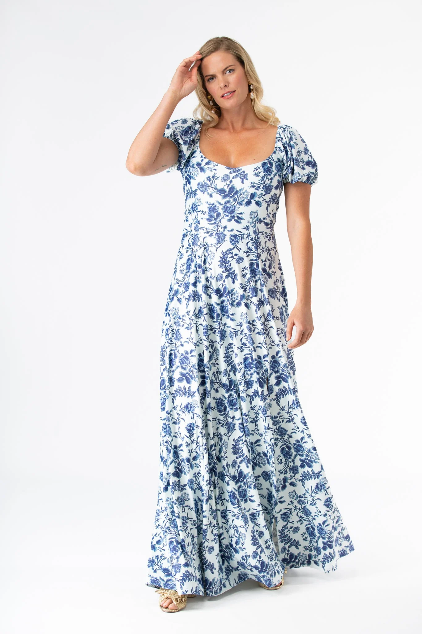 Elizabeth Dress in Evening Garden - Image 4